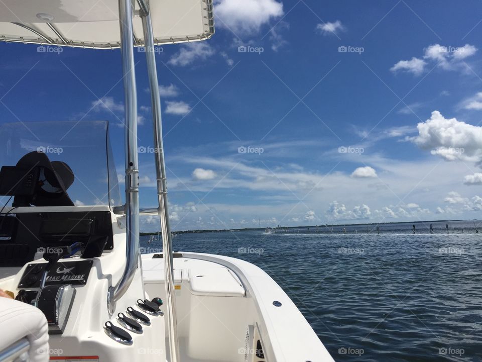 Boating in the Florida keys