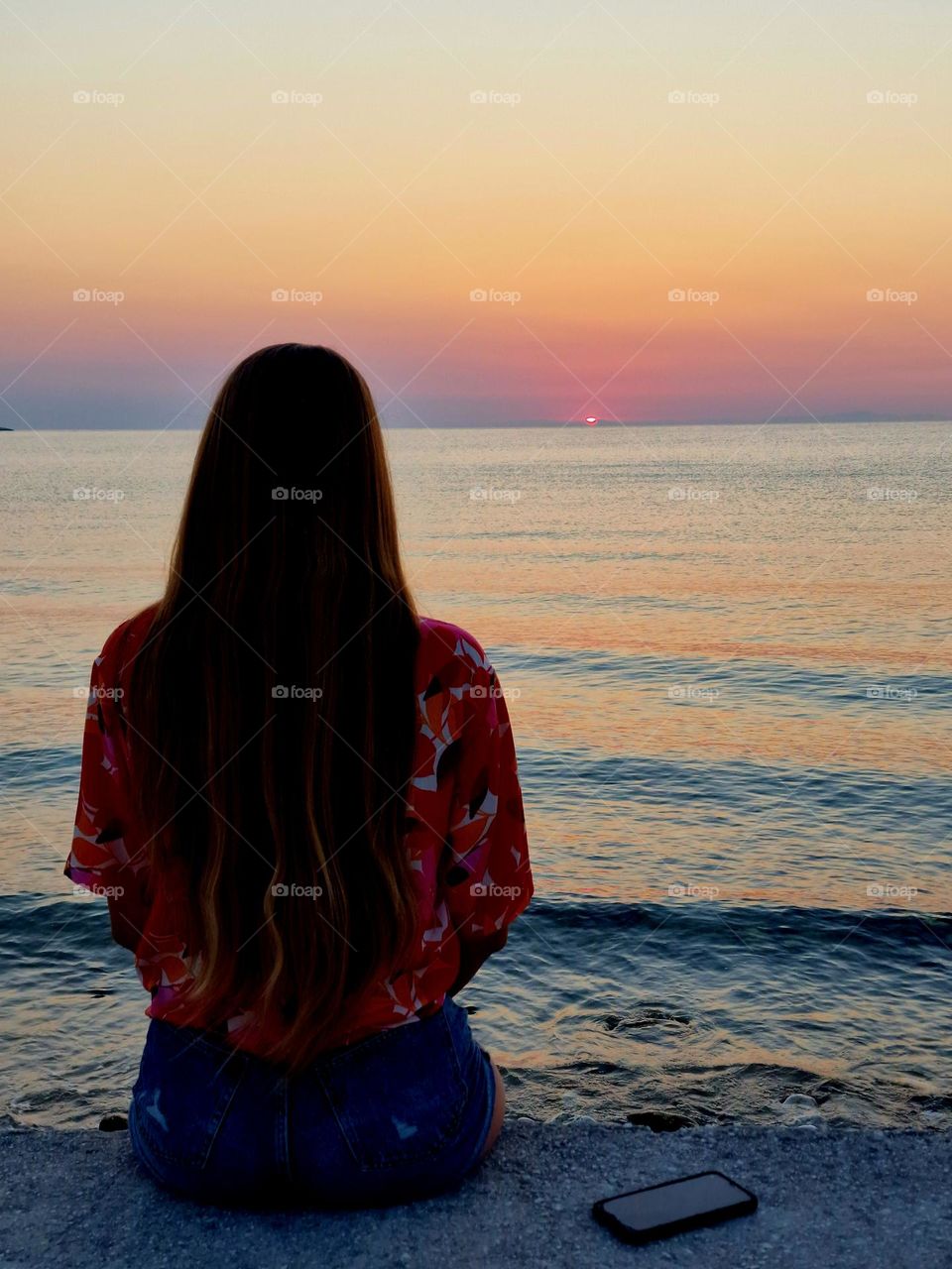 meditation at the Aegean Sea