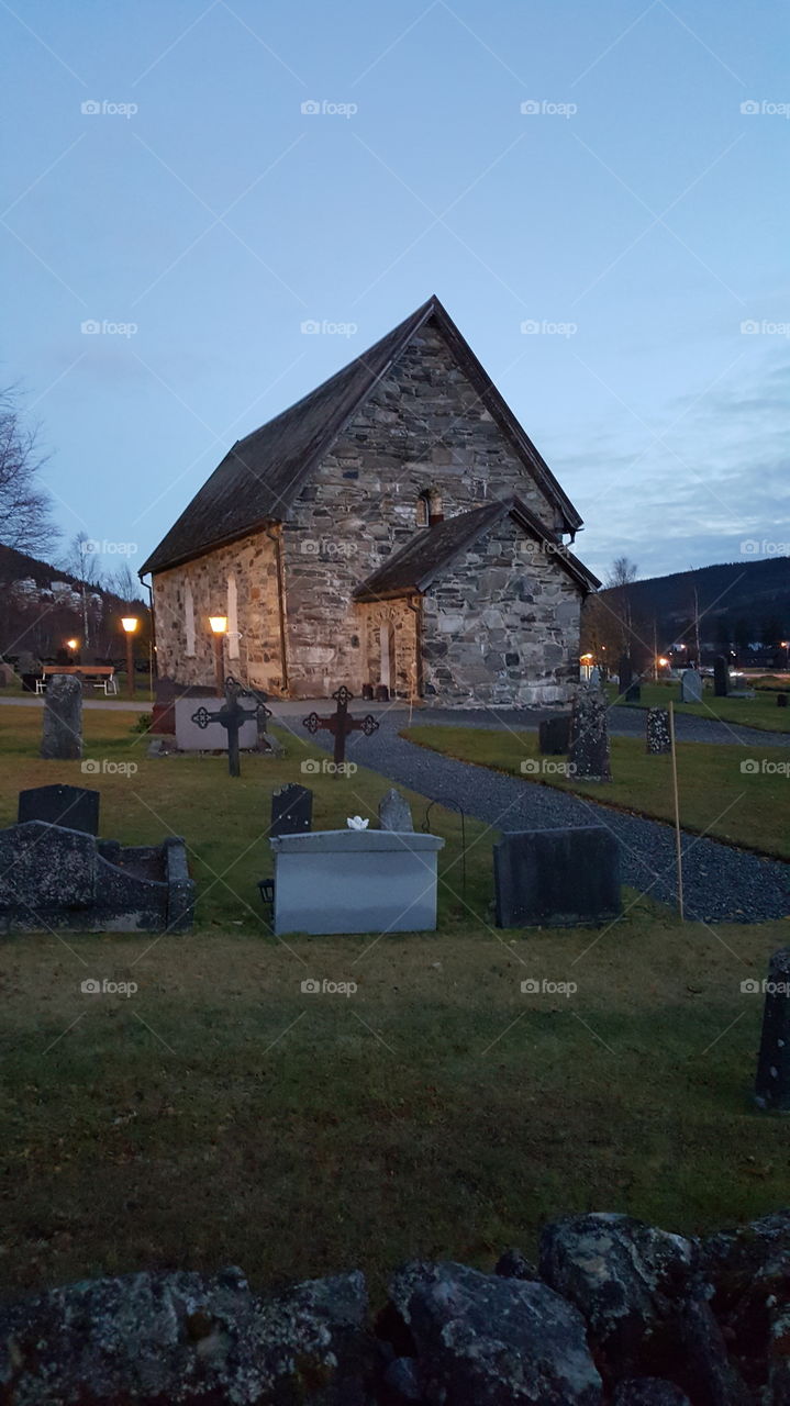 Åre old church. Jämtland