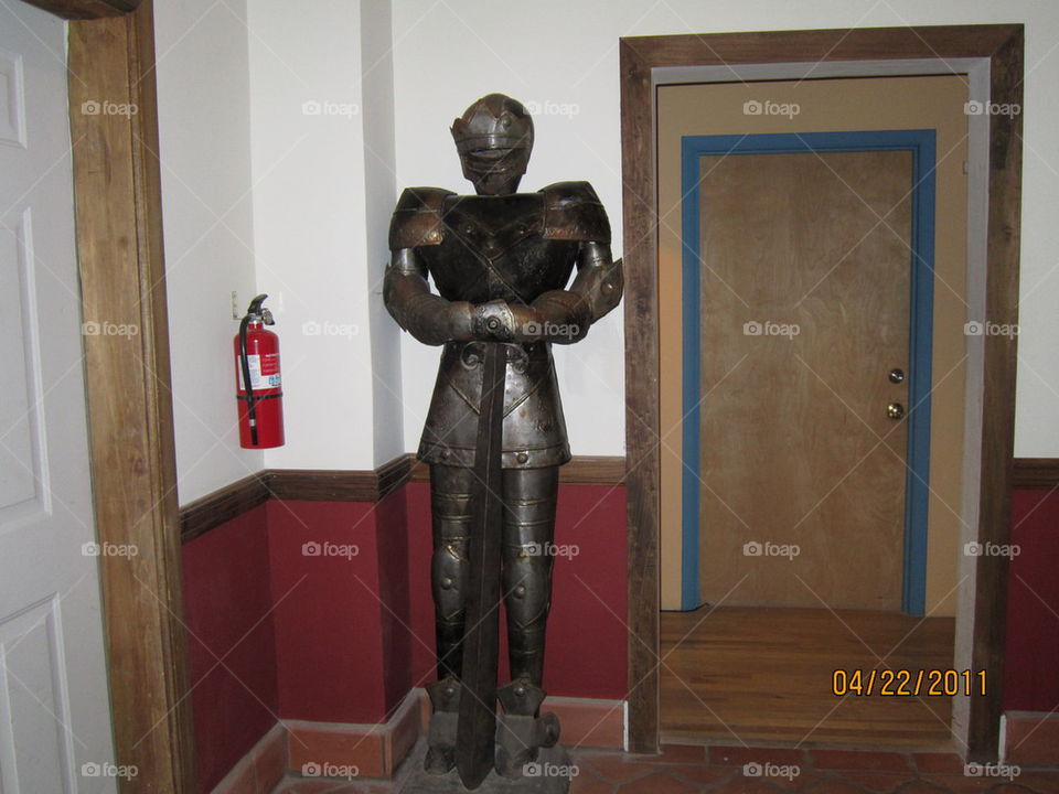 A knight in shining armour 