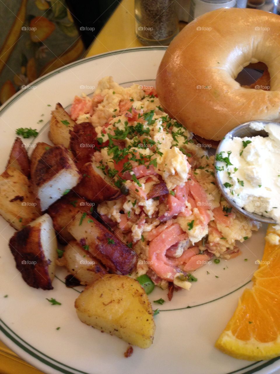 Smoked Salmon Scramble 