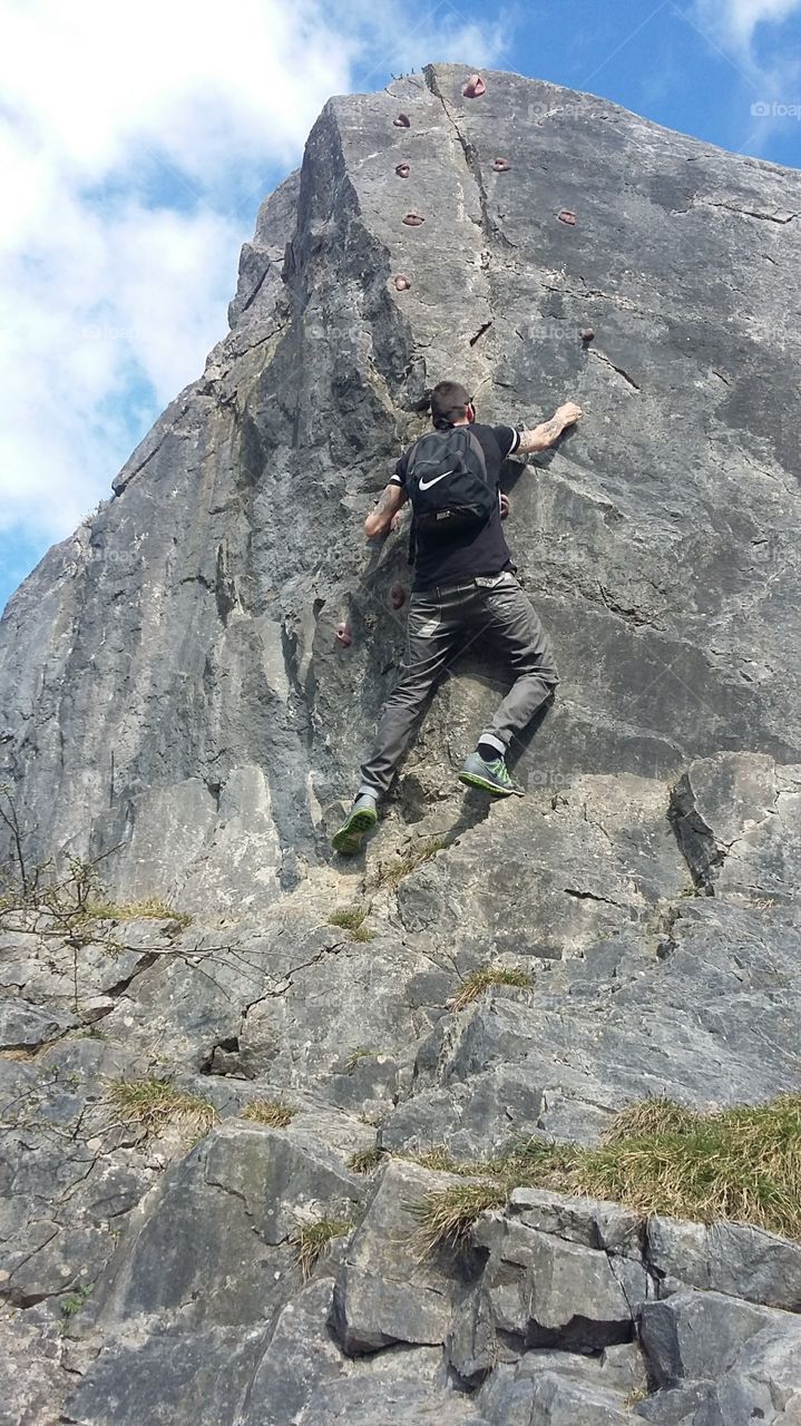 Me Rock Climbing