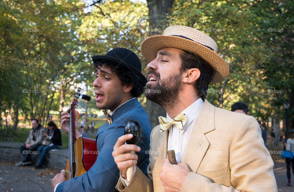 performing in central park