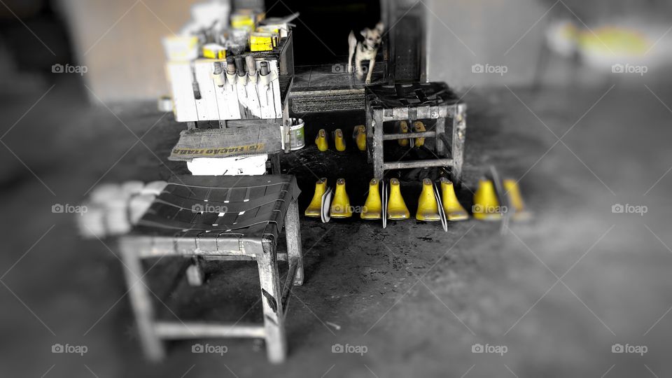 Sapataria. Trabalhos artesanais.