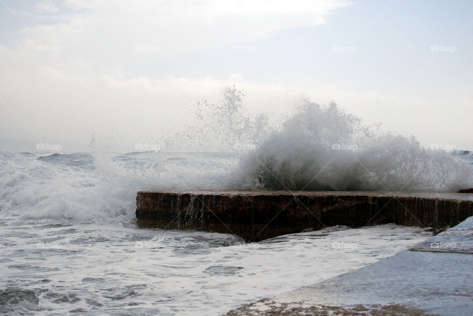 Aegean Sea - storm