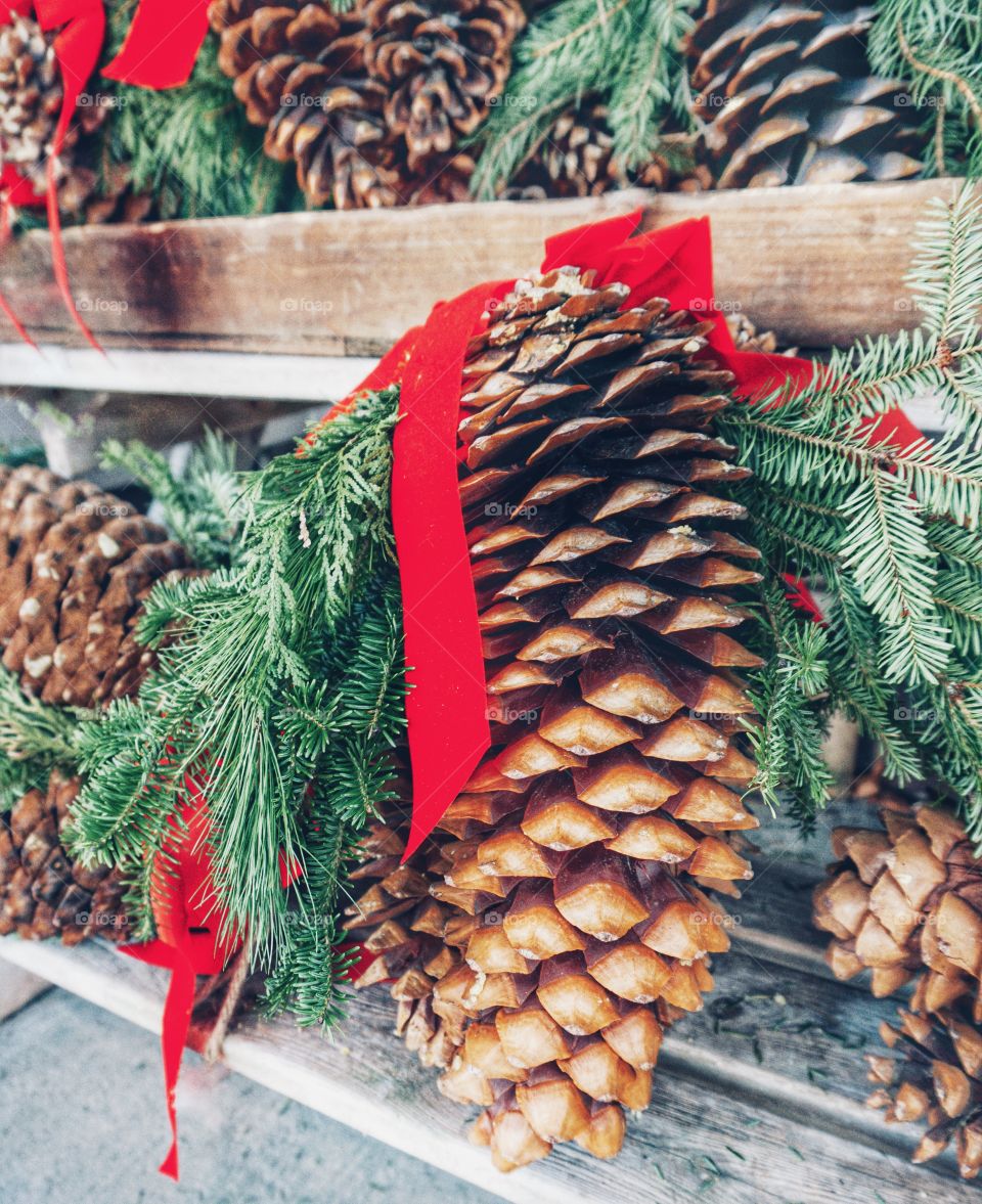 Pinecone Chandeliers