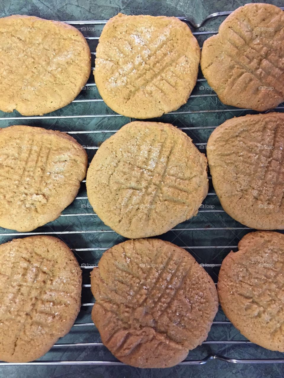 Home made peanut butter cookies