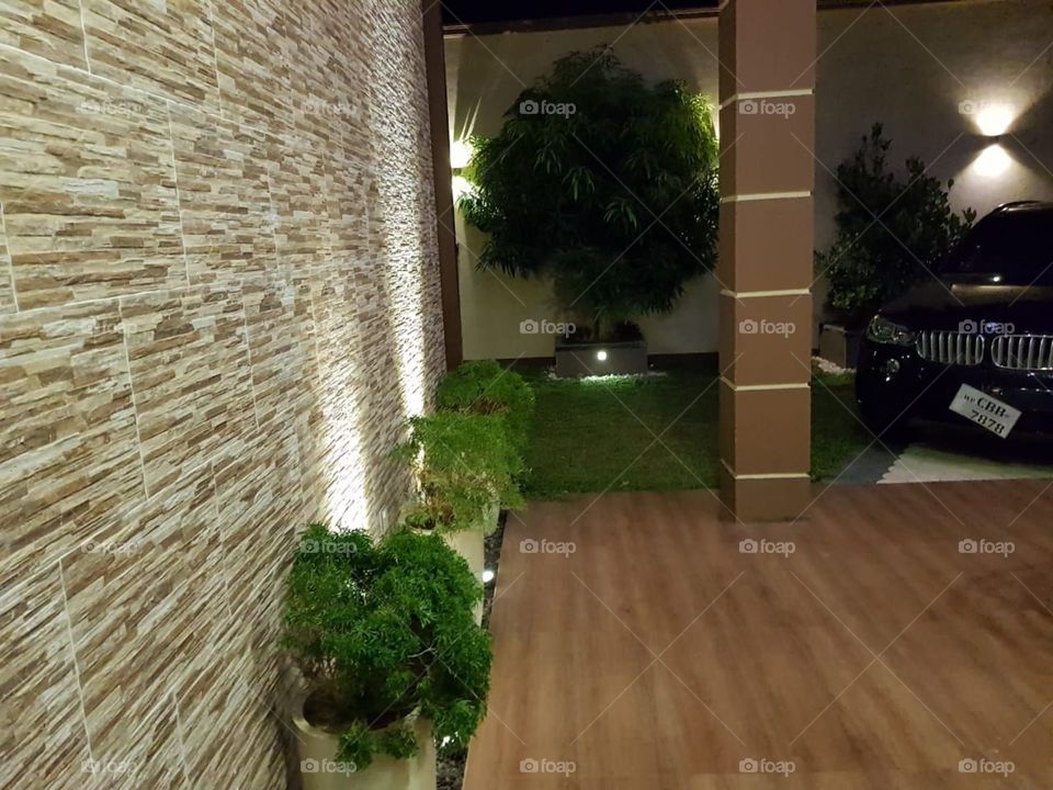 Green plants and inside a quiet place