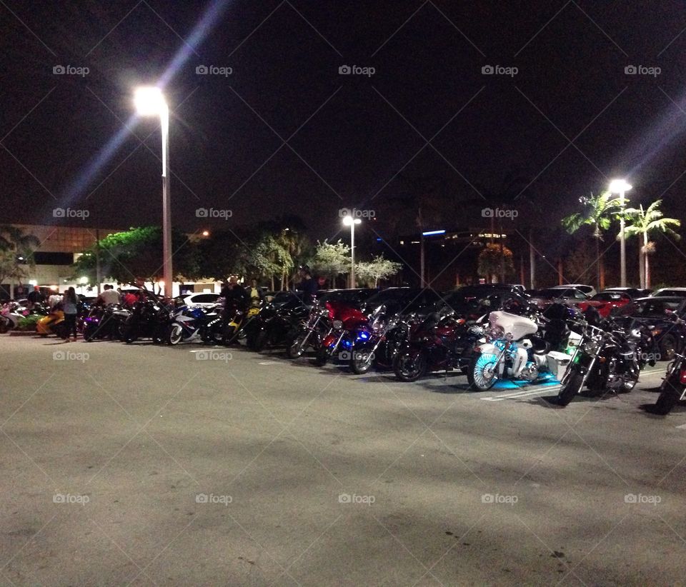 Motorcycle Meet Up in Miami