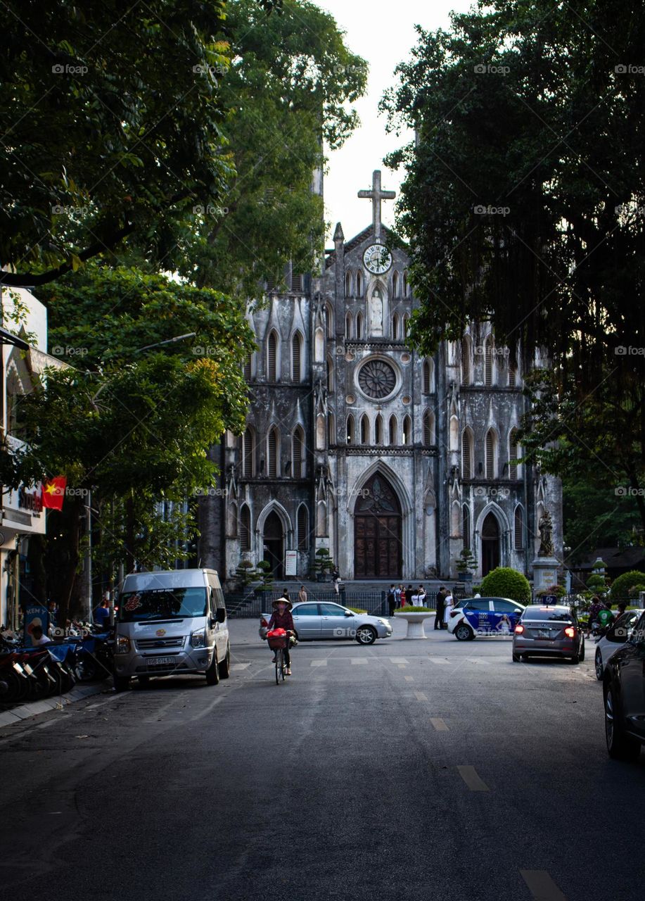 Catholic Church in Hanoi city 