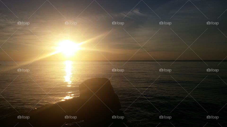 Sunset on Long Island Sound