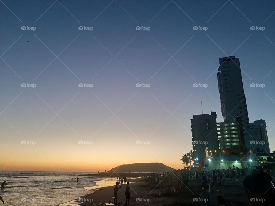 sunset at sea.. relaxing time #Sea #Vacation