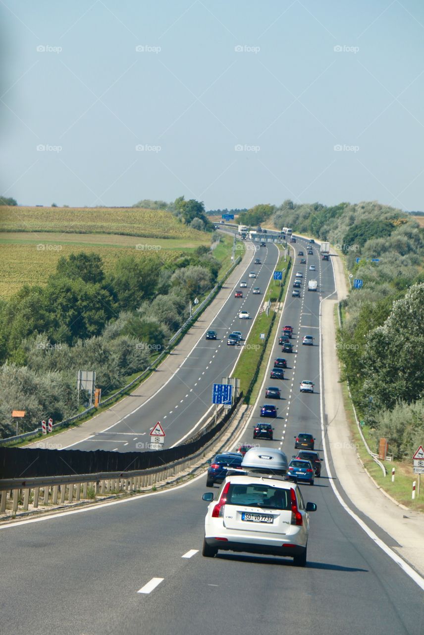Motorway from the top