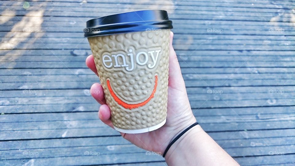 Beverage. Cup of coffee.