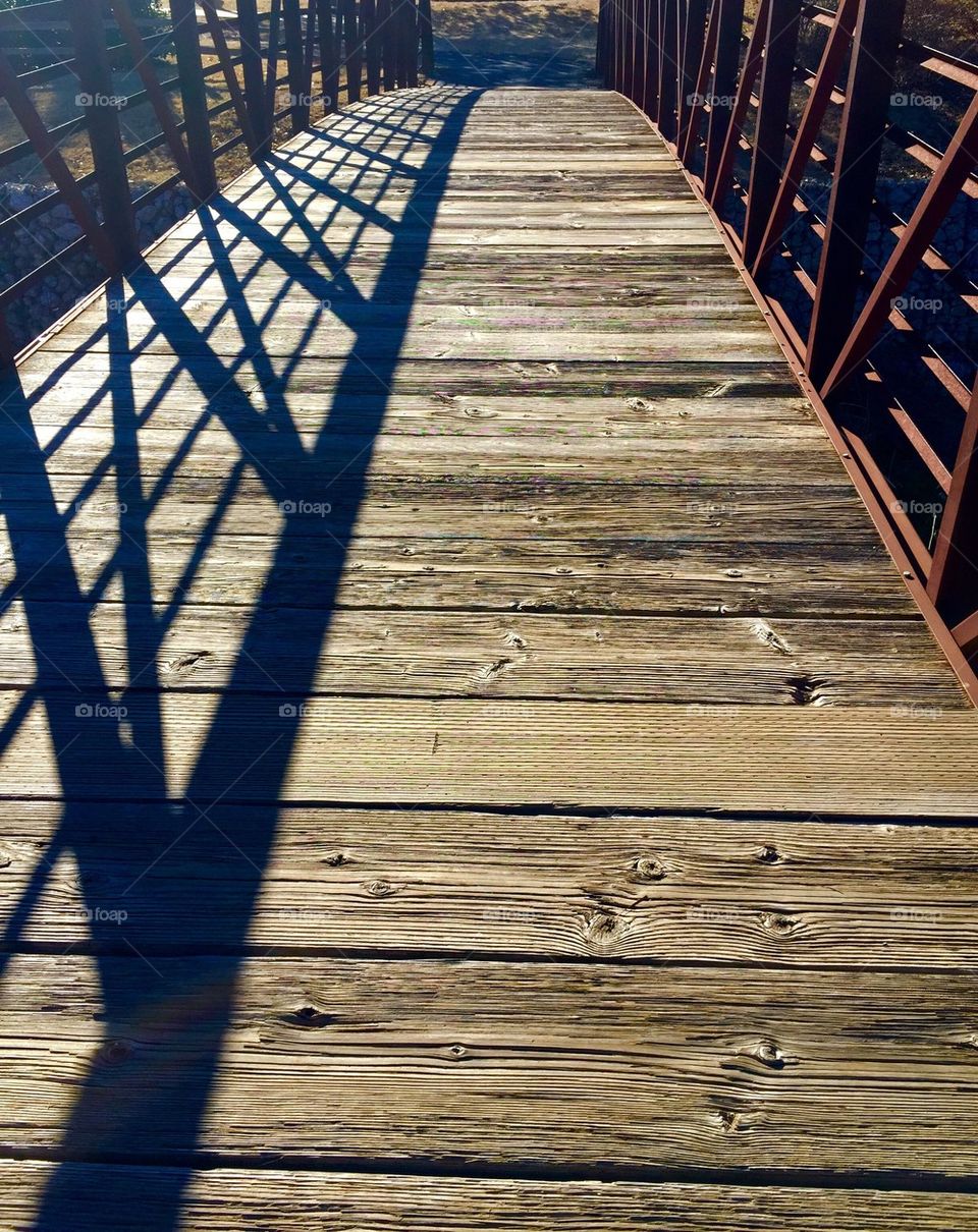 Wooden bridge