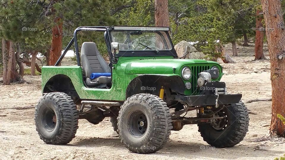 Green Jeep