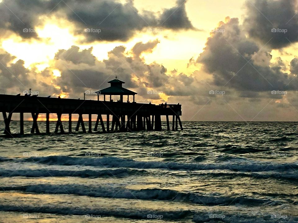 The Golden Hour . Morning sunrise in Florida 