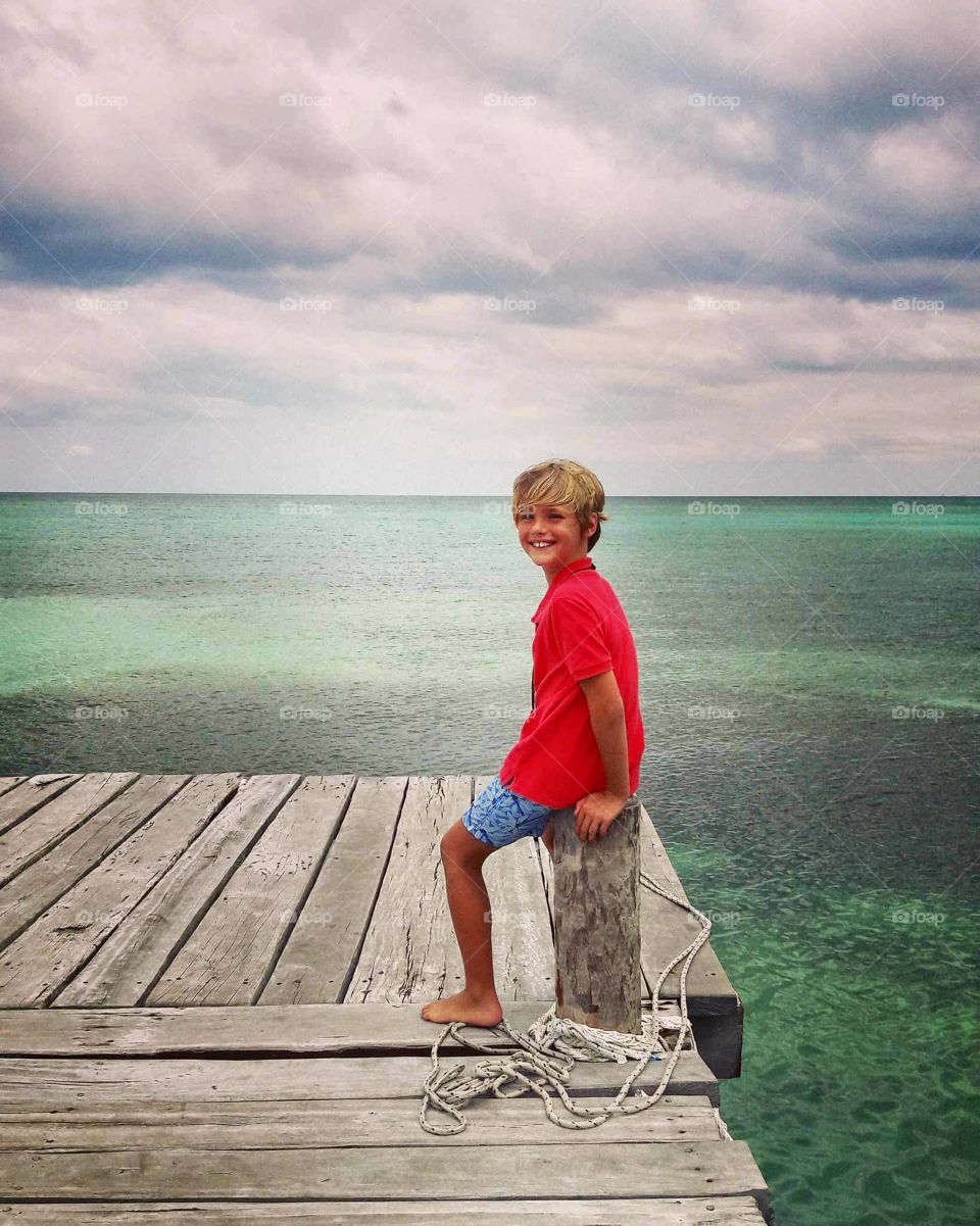 Background. Dock vibes.