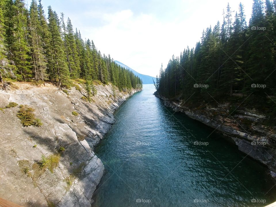 Banff mountain river