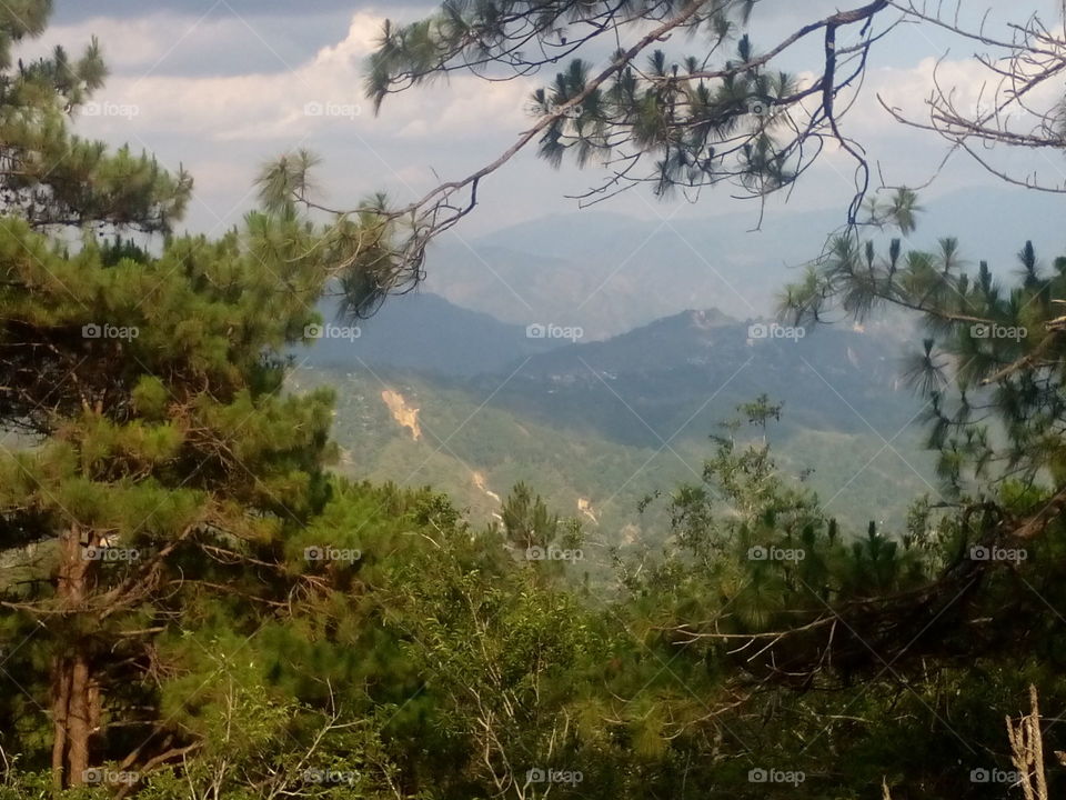 view in mountains. taken in Baguio