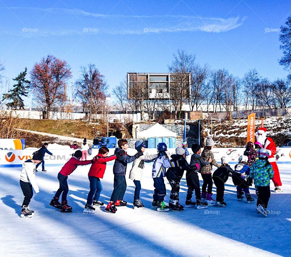 Ice-skating fun