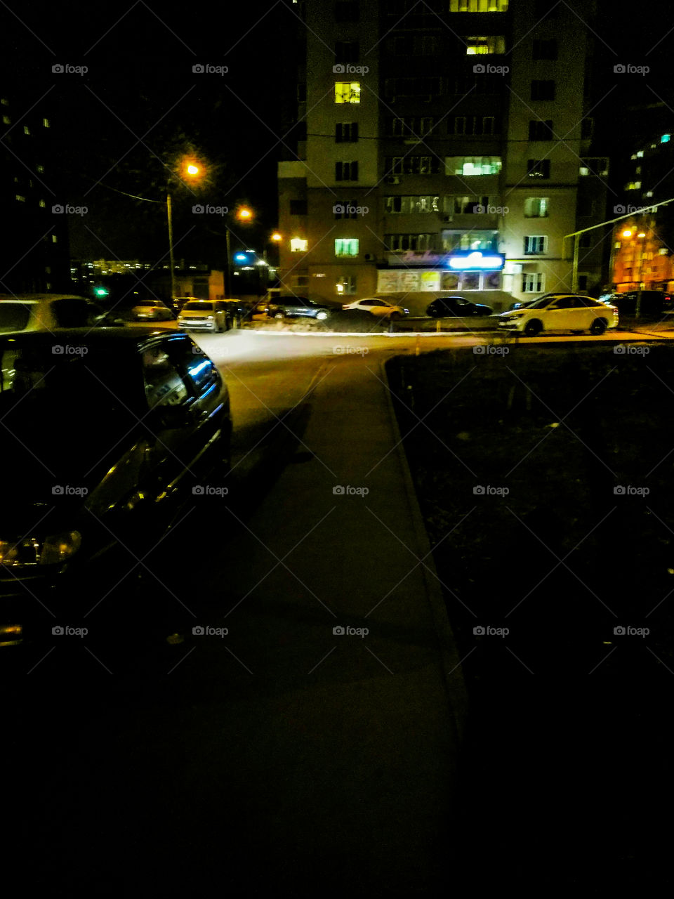 Ночьные краски.