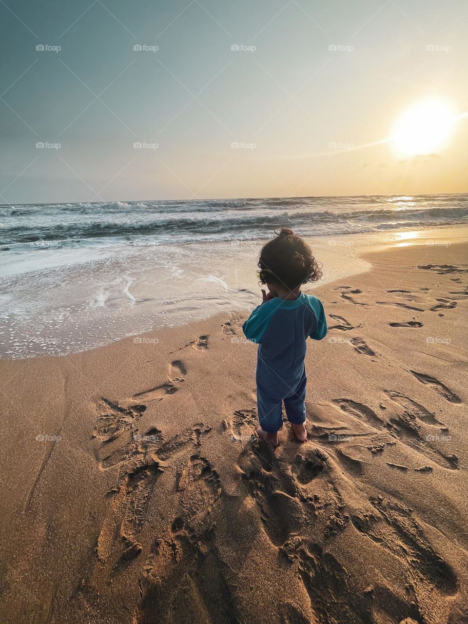 Beautiful sunset view at beach ❤️