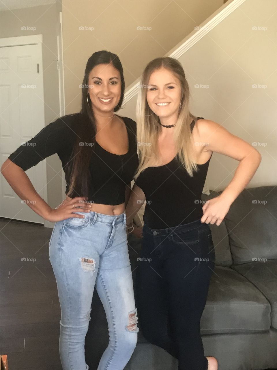 Two girls getting ready for a night out!