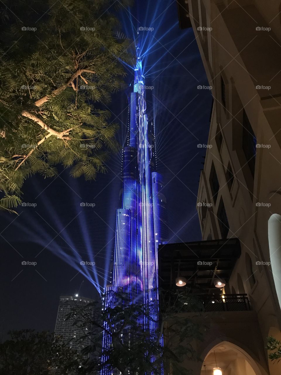 Lasershow@ Burj Khalifa