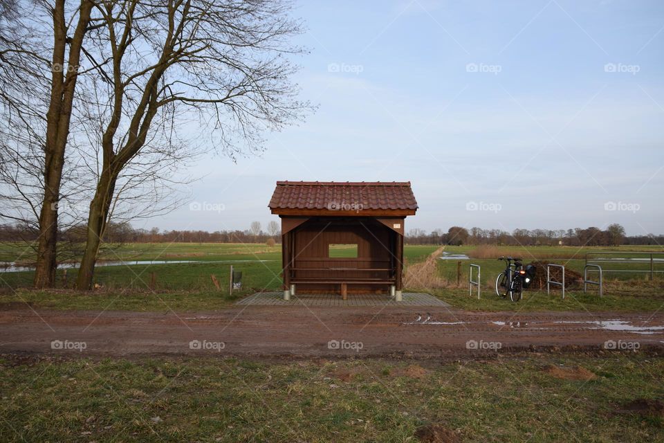 Schutzhütte am Süd - Nord Kanal