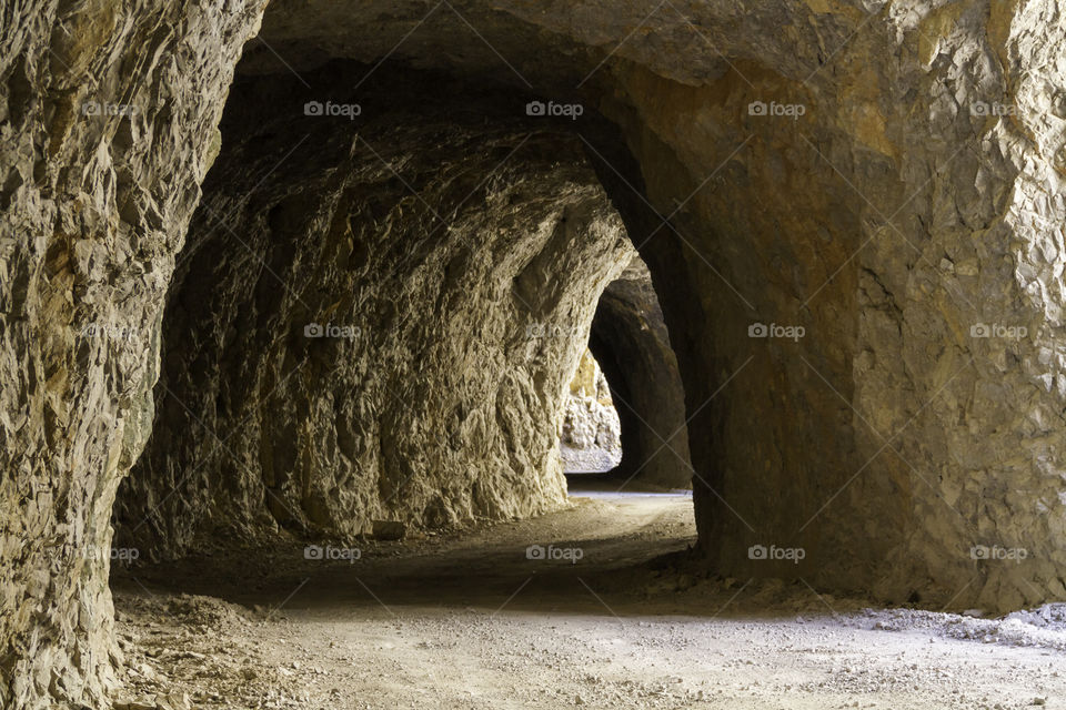 Stone Road tunnel on Turkey