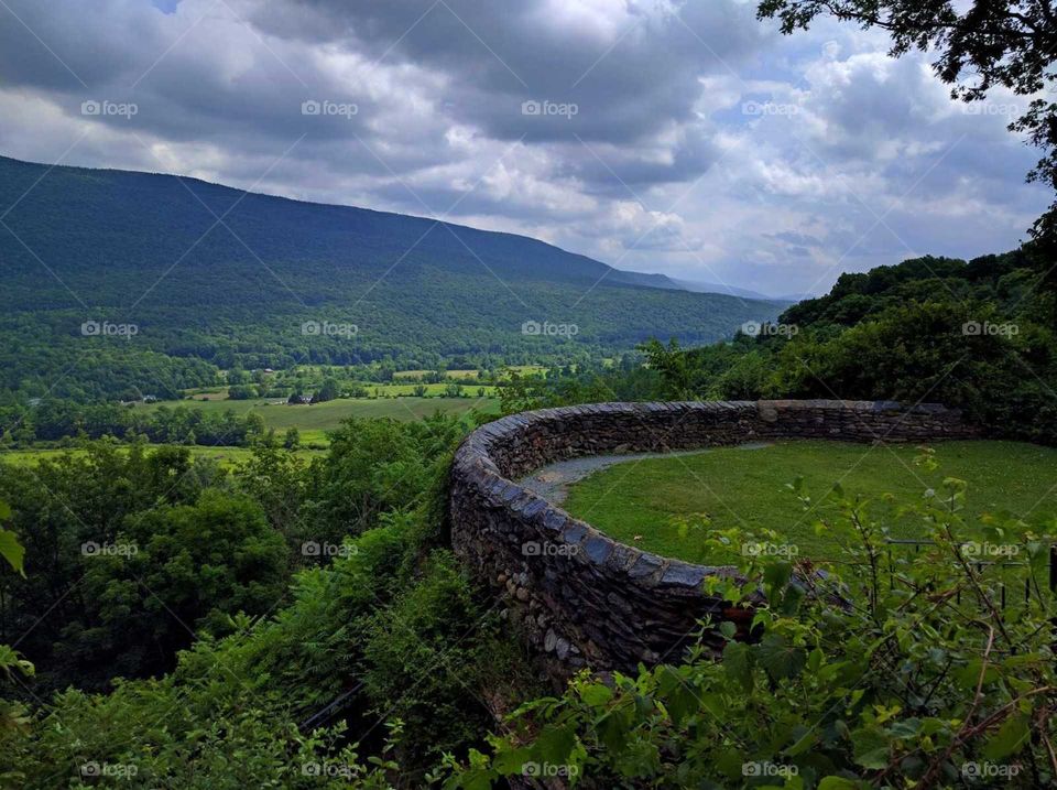 Green mountains