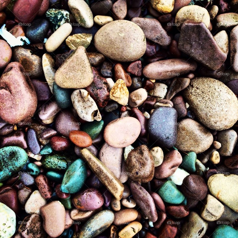 Colored Pebbles