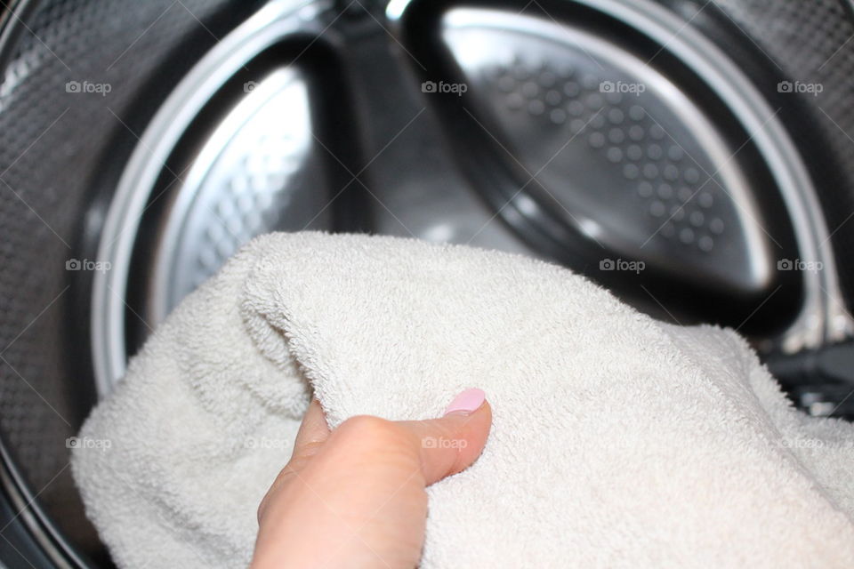 Doing laundry