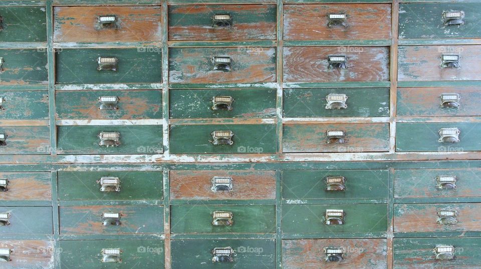 An antique chest used to store medicinal herbs