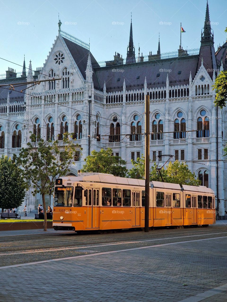 the Budapest Tram
