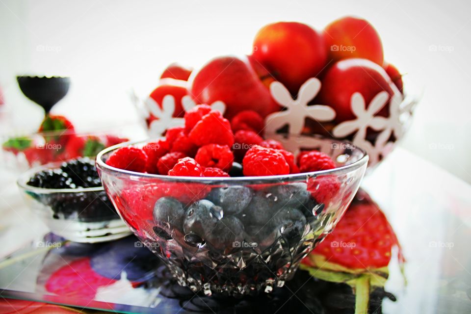 fruits and berries....