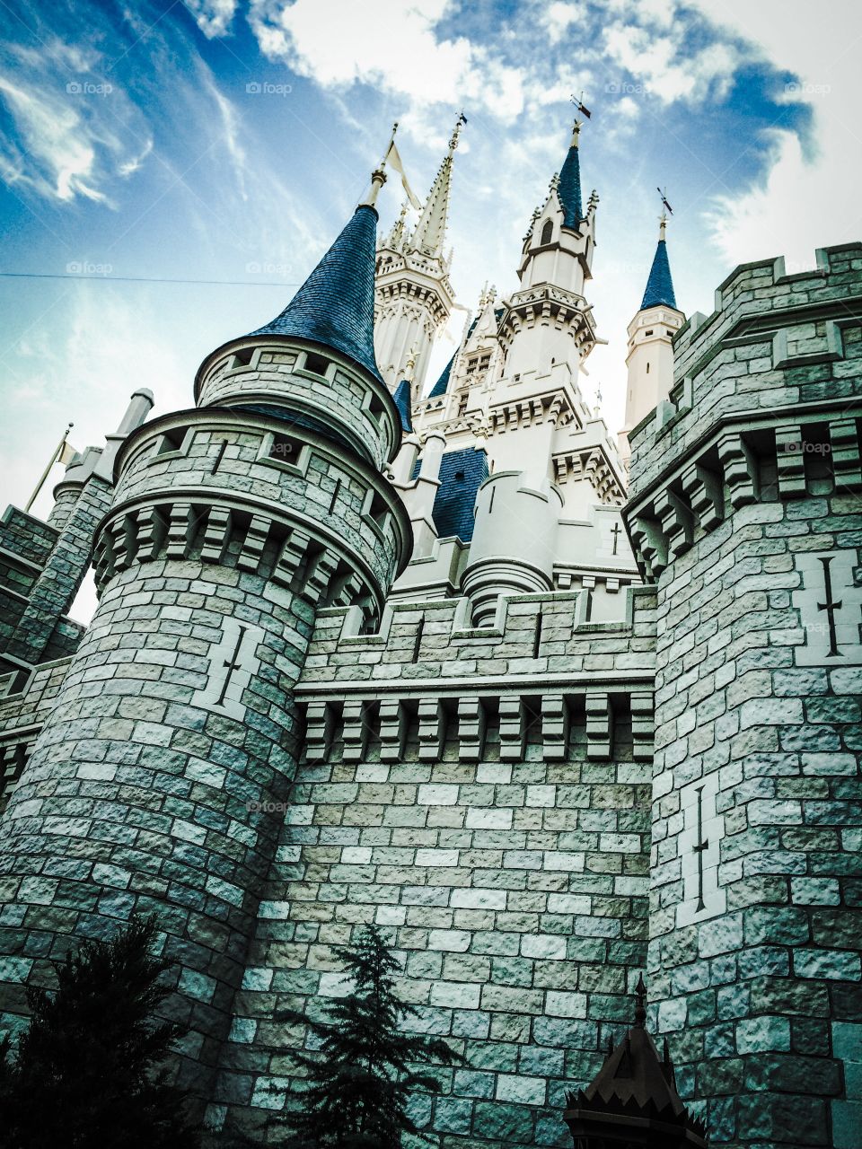 Cinderella Castle Walt Disney World. Grab your glass slippers and make a run for it. 