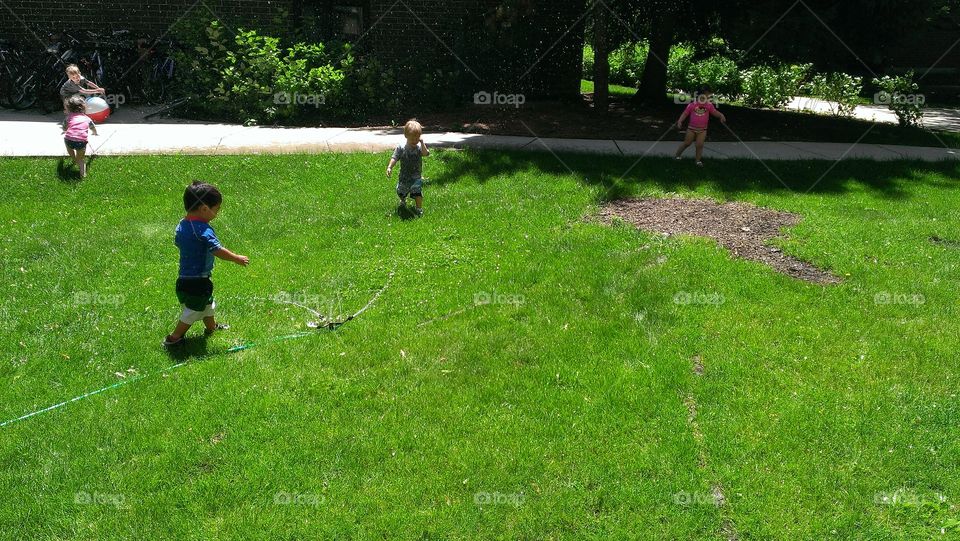 Grass, Child, Recreation, Leisure, Lawn