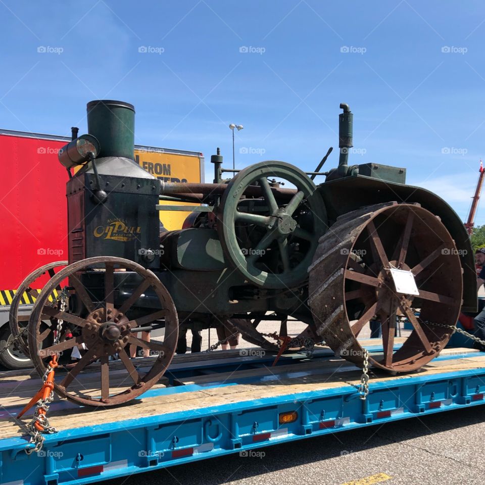 Vintage Rumley Tractor 