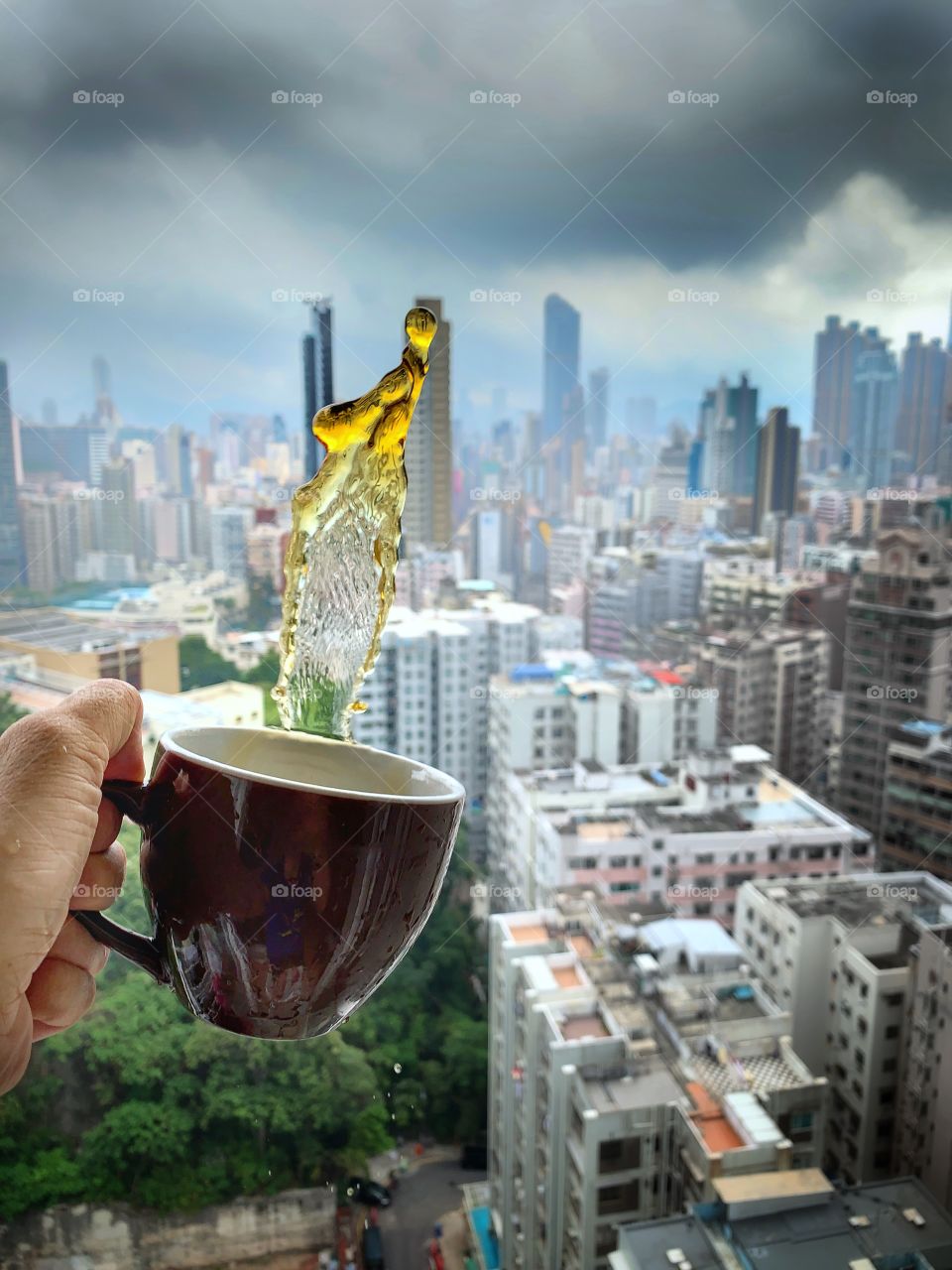 Spilling tea from my Terrace