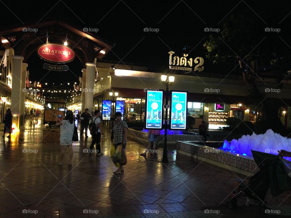 Asiatique mall in Thailand 