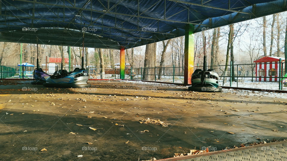 empty rides in the city of Kiev