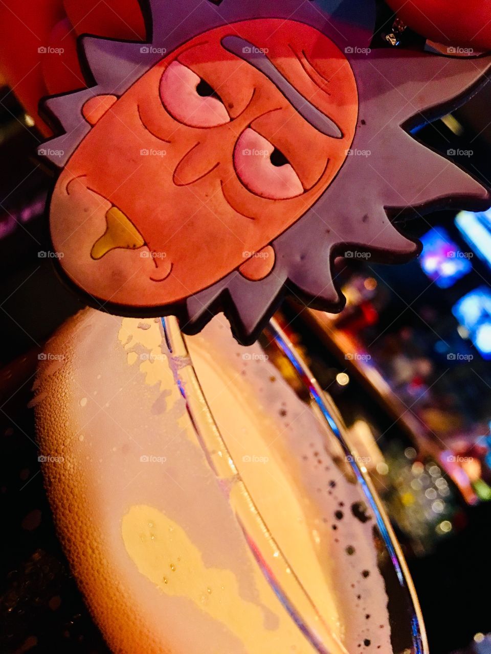 Rick drinking a beer (Rick and Morty)