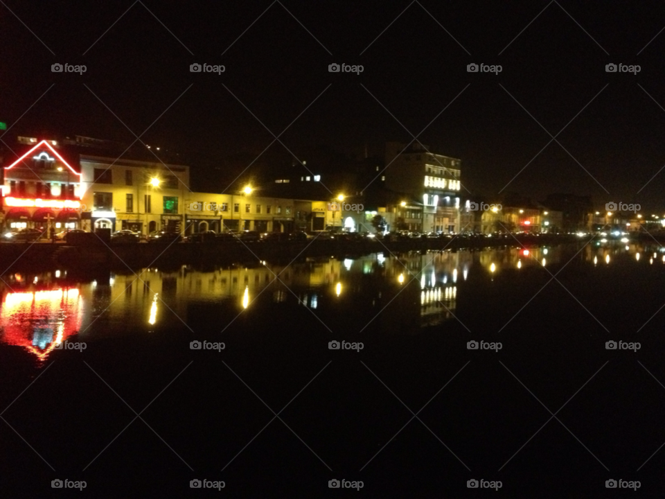 ireland water buildings night by kshapley