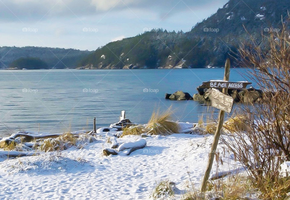 Winter at the beach