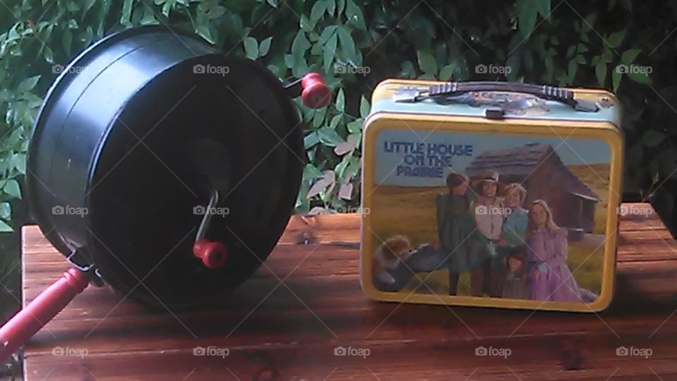 lunch pail. this is the lunch box I carried to school