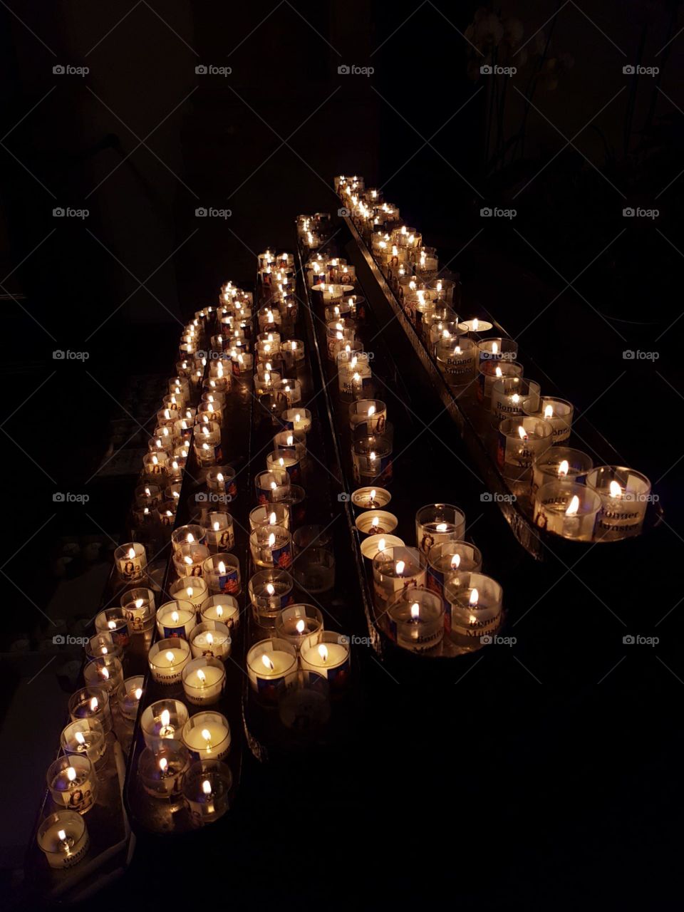 Kerzenlicht zur Weihnachtszeit