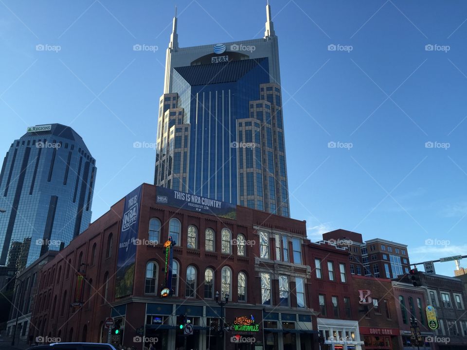 AT&T building in downtown Nashville, Tennessee 