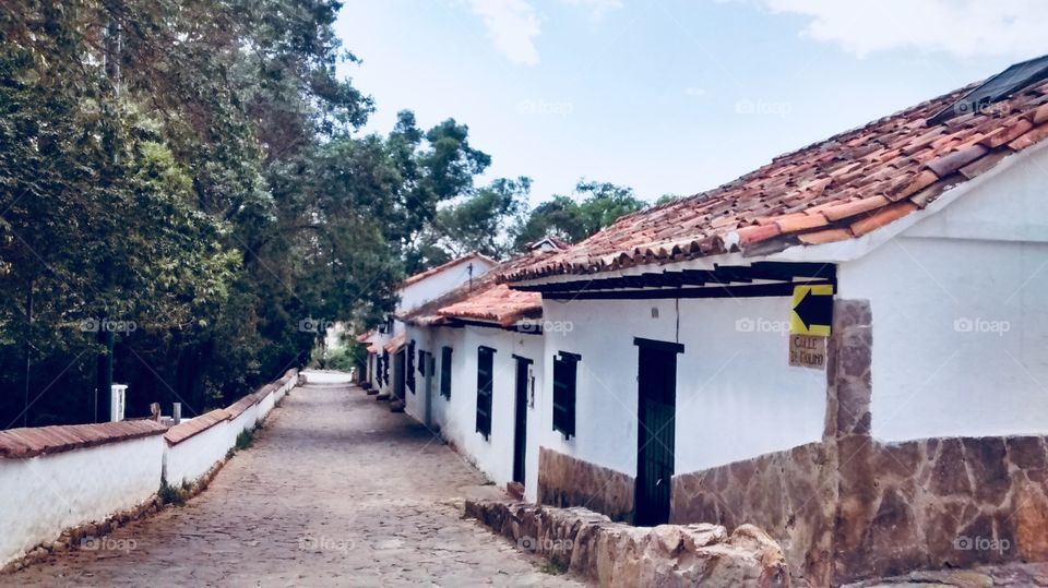 Colonial memories in a beautiful town. Villa de Leyva, Colombia.